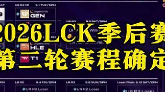 T1大战HLE！LCK季后赛第二轮赛程确定！