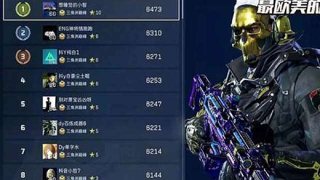 单三无车队冲进段位榜前三