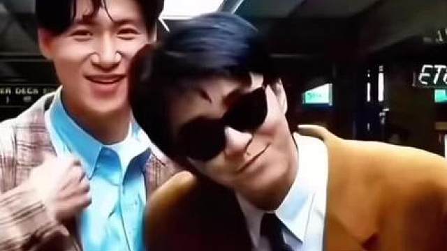 两大男神同框，颜值帅到犯规，绝对的颜值天花板，看呆了