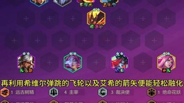 【主宰裁决希维尔】体系内凯南与艾希大范围AOE伤害搭配希维尔可轻松融化敌方后排！【黑荆主宰阿兹尔】是主宰希维尔的变阵玩法 当上不去九且搜不到希维尔时直接冲！【神谕盗宗大嘴】当前版本的最强盗宗玩法！即使追不出三星四费 全员二星搭配三星大嘴也能保底前二！学会这三套阵容一天狂上八百分！