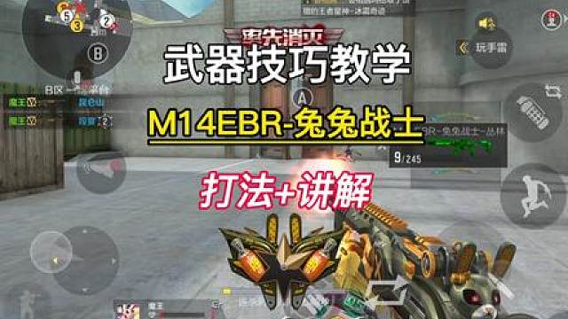 M14EBR-兔兔战士教学视频 现在版本答案是什么？现在CFM版本中高伤害才是轮椅枪？