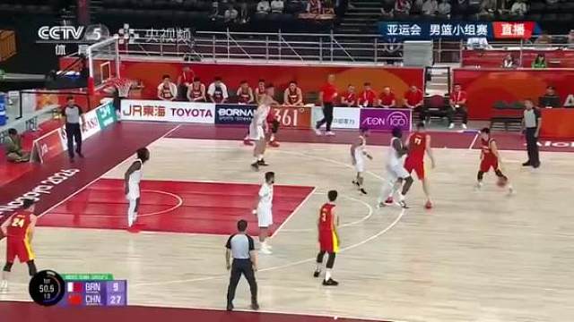 越来越好中国男篮VS巴林，李悦洲全场6中6砍下18分3篮板3助攻