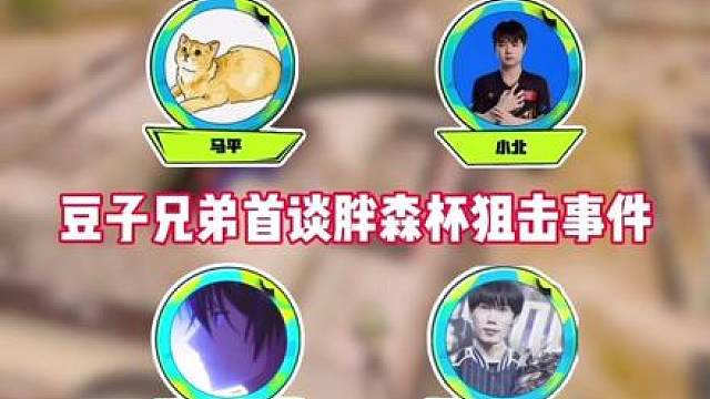 豆子兄弟首谈胖森杯S2狙击事件
