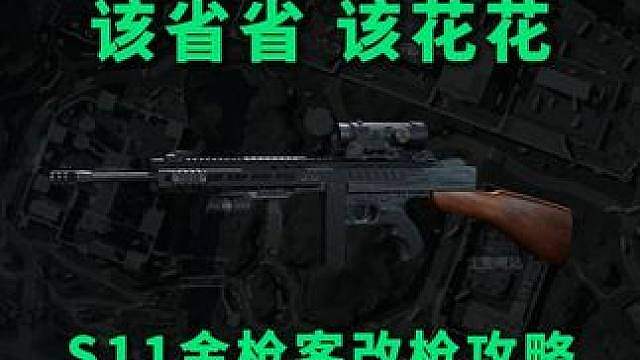 该省省 该花花！三角洲S11金枪客改枪攻略来了！ 上交方案：
QJB201轻机枪-烽火地带-6L6J