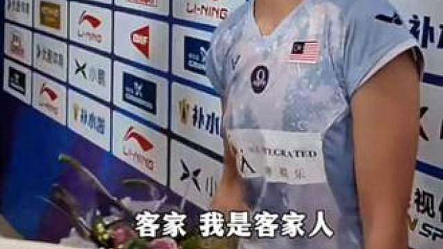 捱系客家人 马来混双许邦荣/赖沛君大师赛获得亚军，赛后采访：祖籍是中国海南与客家。