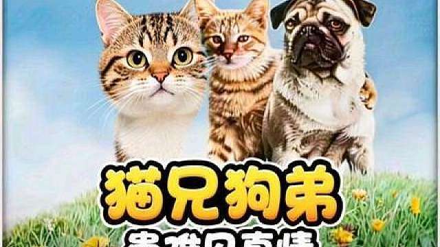 猫兄狗弟患难见真情，但在真爱面前真情也不好使。