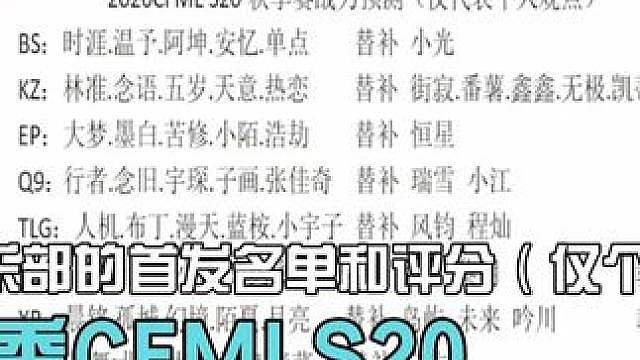 【蛮嘴胡说】新赛季十家俱乐部首发大名单和评分（仅个人观点）