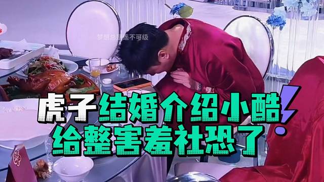 虎子结婚介绍小酷给整害羞社恐了