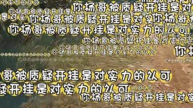 你杨哥质疑开挂 是实力的表现