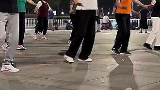 哈哈哈谁家的毛孩子跟着跳广场舞了太搞笑了