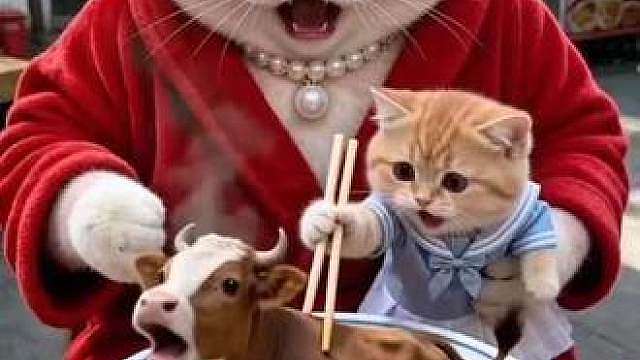 老板先上错菜又结错账，猫妈忍不住动手了……