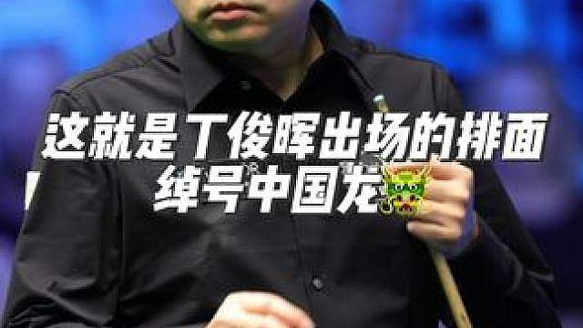 这就是中国龙丁俊晖出场牌面！ 英格兰公开赛半决赛，全场主持人隆重念出丁俊晖辉煌履历。
多少年征战英伦