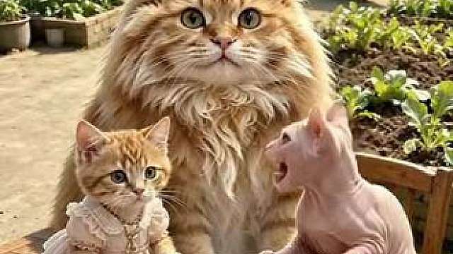 快来模仿猫咪搞笑瞬间