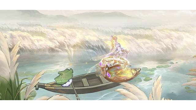 曲响青花瓷，荷塘作棋局