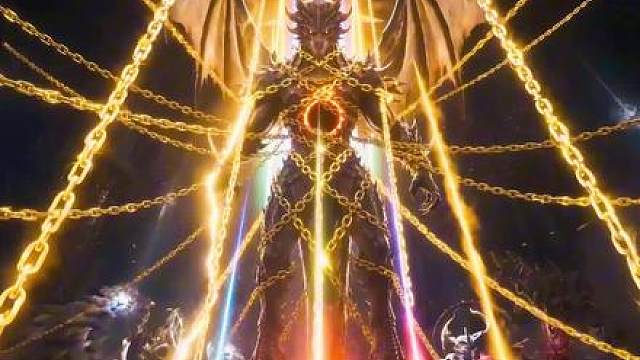 第一百零二集 苏尘与叶绾绾合谋猎杀暗魔帝，取得古神之眼与心核，以暗魔塔藏火莲献祭引爆，重创魔帝，叶绾绾再补寂灭雷晶湮灭其躯。魔帝未死，苏尘秒变宗林嫁祸后逃，双魔帝会师，暗魔帝血红双眸锁定人群中的“宗林”——“滚出来受诛！”