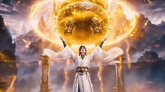 第066集 苏尘硬扛第九道天劫，孙启阳祭出帝兵烙印射日神箭偷袭，沈千寻以身挡箭命悬一线，洛萱证道武圣惊退孙启阳，九尾狐小白续命救回沈千寻，乾坤鼎开启古神山封印，惊现七星古神烙印，大秘初露