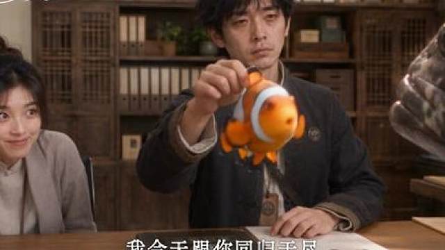 AI原创短剧《畜灵事务处》第八集小丑鱼 系列短剧《畜灵事务处》 
它是一条小丑鱼。
但它这辈子最大的梦想——
 是当一条鲨鱼。
有些梦想很伟大，
 有些梦想……先得看看物种。
每一集，一个动物的故事。