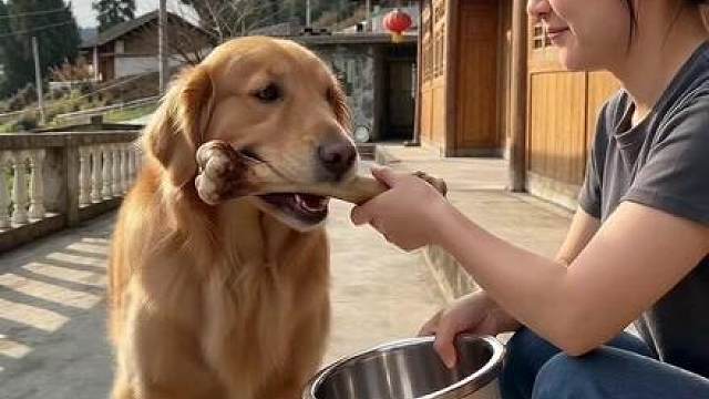 多多：你帮我洗碗，我请你啃骨头