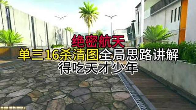 欢迎收看本期16 杀绝航单清图全局讲解