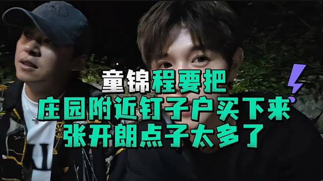 童锦程要把庄园附近钉子户买下来张开郎点子太多了