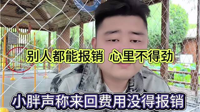小胖声称来回费用没得报销，别人都有的报销 心里不得劲