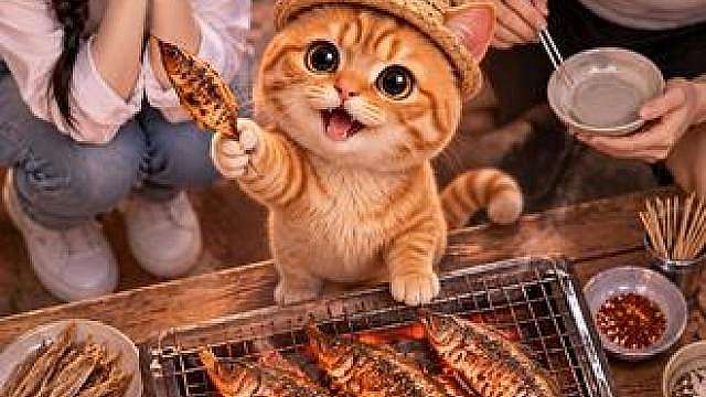 猫小橘身处危机四伏的动物世界，母亲重病，弟妹年幼，还要处处躲避森林恶霸。意外坠入神秘树洞，解锁动物与人类世界穿梭的能力！它拥有特殊天赋，可以完全听懂人类说话！凭这项本领，它耍杂技、热心帮忙、勇救落水女童，爆红夜市，得到摊主周雅雅悉心照料。它不断往返两界，把人类世界的美食、物资源源不断带回树洞那头，改善猫妈和弟妹的生活。智斗人贩子，硬刚黑心反派，萌趣热血，看小猫凭本事守护两边的家人！