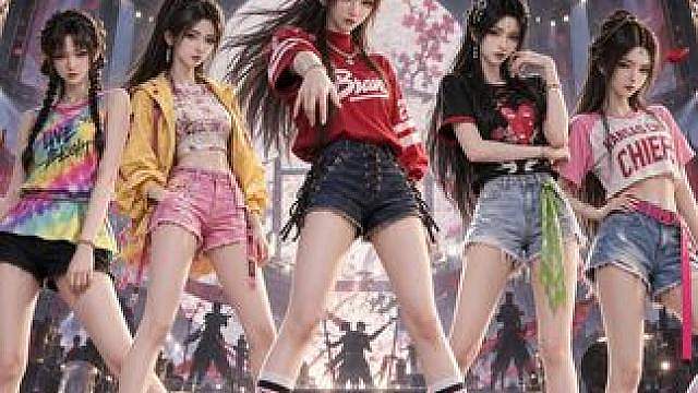 渡红尘-李缨宁、慕沛灵、紫灵、南宫婉、柳玉（凡人二创） 凡人女团K-pop舞蹈纯享 #