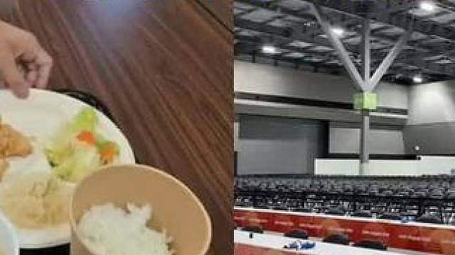 亚运会选手伙食如此敷衍 选手吃不饱
