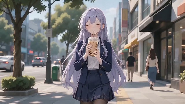 眼里只有奶茶#原创动画#二次元#动漫#反转搞笑