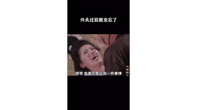 兴头过后就全忘了