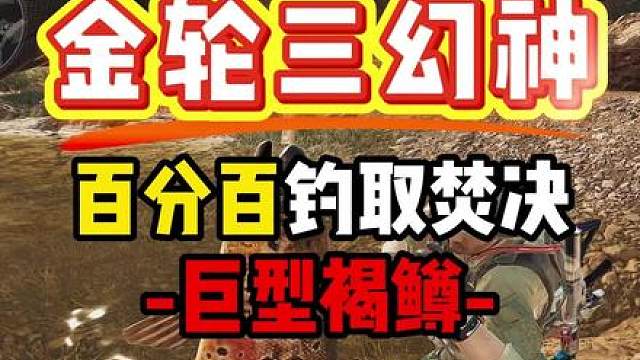 金轮三幻神百分百钓取焚决——巨型褐鳟篇