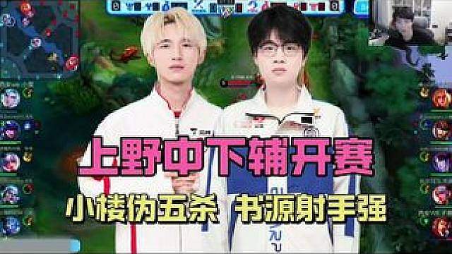 Gemini上野中下辅鱼王杯开战，小楼赵云伪五杀，书源戈娅很C