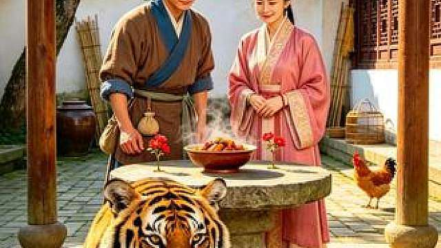红烧肉引出夺地杀机 一碗红烧肉险成夺命菜，大老虎为何现身揭穿夺地毒计？善念真能救命！