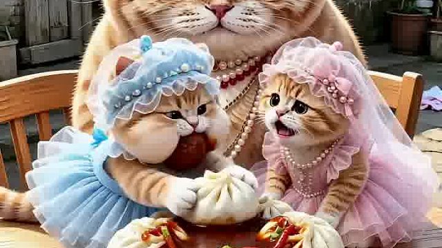小猫又调皮打架了[捂脸]