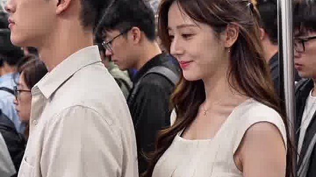胆子也大了，地铁车厢里全是人你也敢