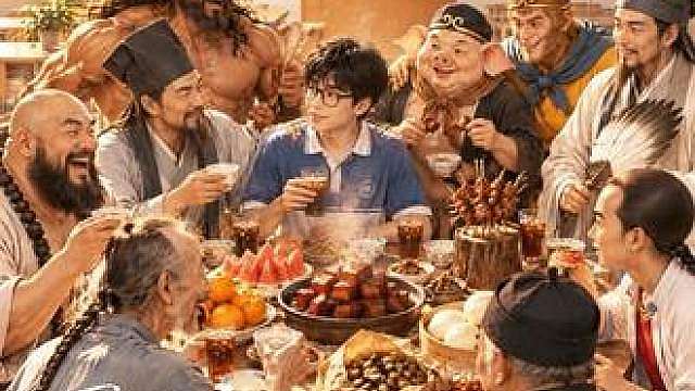 一头扎进美食狂欢局，大馋小子别吃啦！