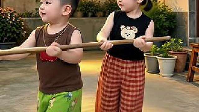 我负责拉 你负责扭 姨姨奶奶们只管乐呵呵