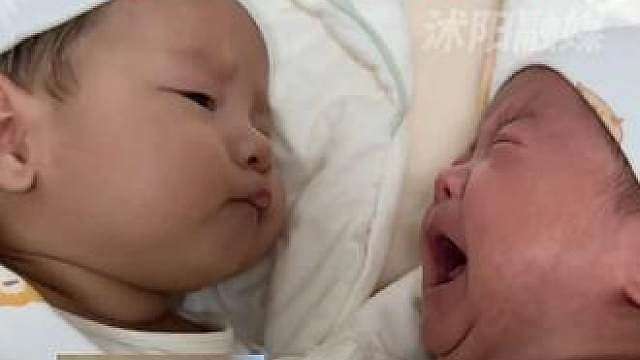 龙凤胎上演情绪反差名场面，哥哥：这一生就安静了 5 分钟！