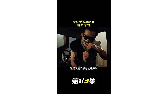 女杀手被黑老大困住车内