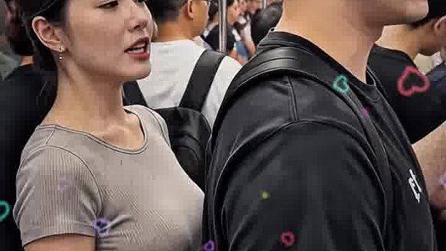 地铁上全是人，他居然还敢这么做……