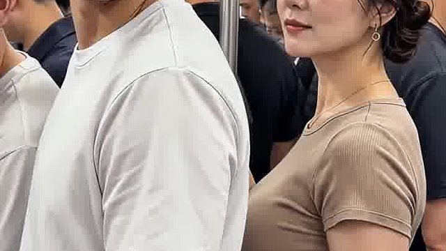 胆子也太大了吧，这可是在地铁上啊