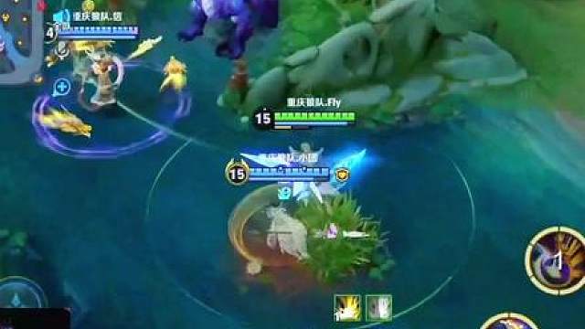 重庆狼队 vs RW，fly项羽太过心酸，被追到高地真绝望！