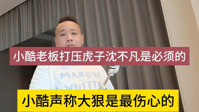 小酷声称大狠是最伤心的，打压虎子沈不凡是必须