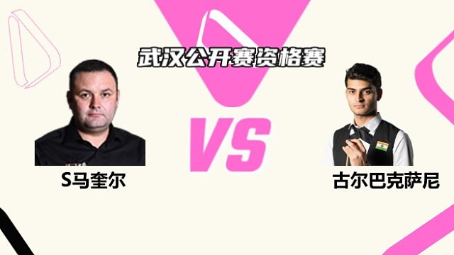 斯蒂芬·马奎尔  VS  克雷什·古尔巴克萨尼 2025斯诺克武汉公开赛资格赛 清流