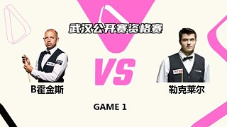 巴里·霍金斯  VS  朱利安·勒克萊爾 2025斯諾克武漢公開賽資格賽 飛馬解說  上半場