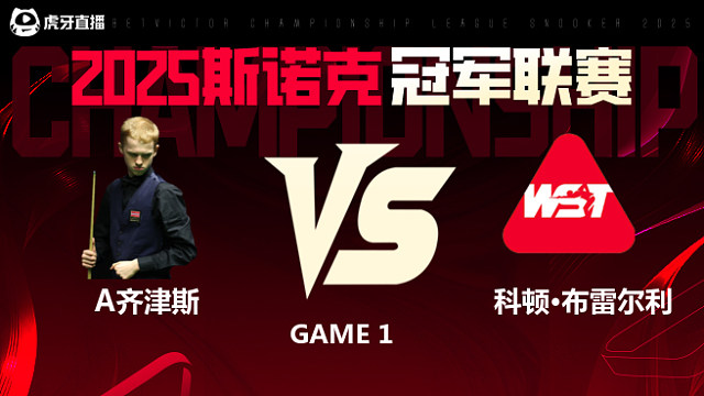 阿特米吉斯·齐津斯VS科顿·布雷尔利 2025斯诺克冠军联赛 清流