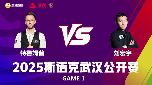 贾德·特鲁姆普VS刘宏宇 2025斯诺克武汉公开赛 清流