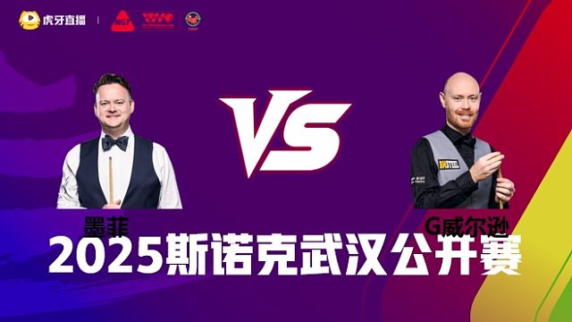 肖恩·墨菲VS加里·威尔逊 2025斯诺克武汉公开赛 清流