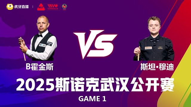 巴里·霍金斯VS斯坦·穆迪 2025斯诺克武汉公开赛 清流