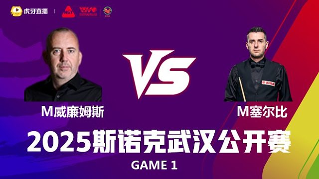 马克·威廉姆斯VS马克·塞尔比 2025斯诺克武汉公开赛 清流